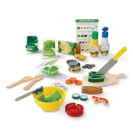 Melissa & Doug Slice + Toss Salad Set 9310